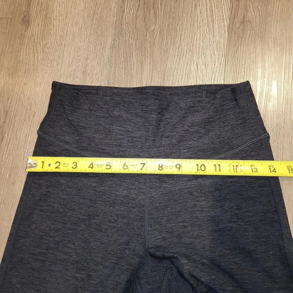 Fabletics‎ Heatherflex High Waisted Flare Leggings Dark Heather Gray Size Small - Picture 9 of 10